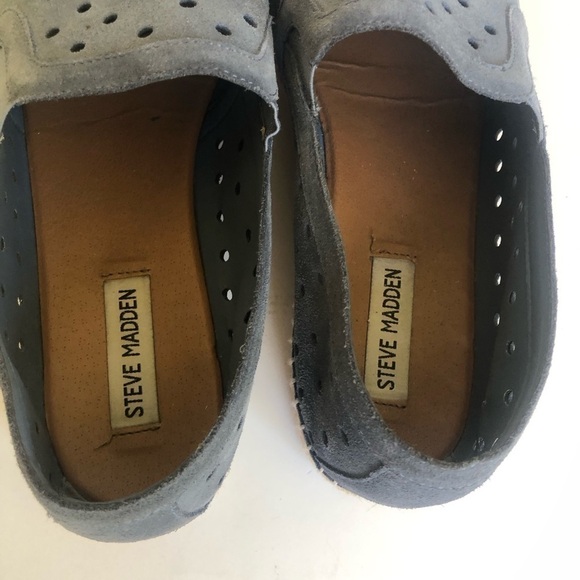 Steve Madden Women’s Widmer Suede Espadrille Platform Perforated Sneaker Size 11 - Picture 5 of 15